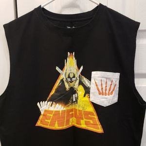 Disney Parks Star Wars Mens T Shirt Black Size L Enfys Sleeveless